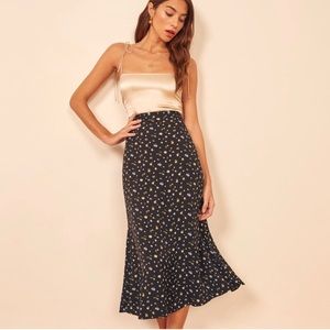 Reformation Bea midi skirt